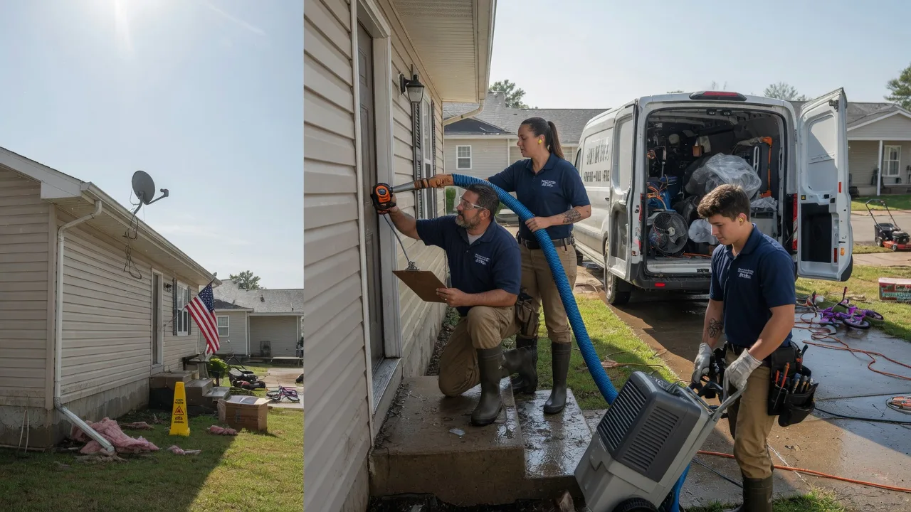 Ceiling Water Damage Restoration in Olivia, MN near me